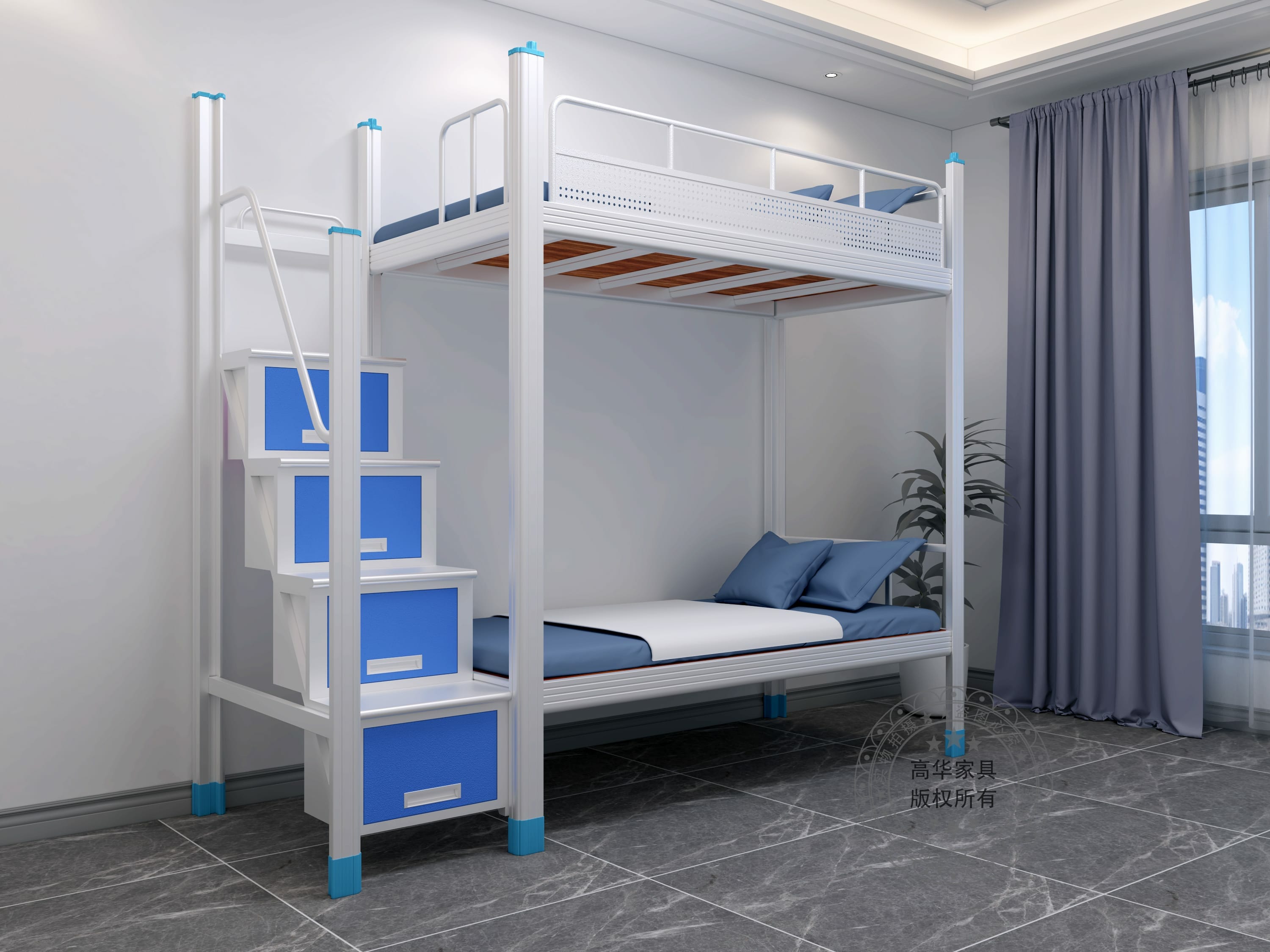 上下鋪鐵床-GH-S-106